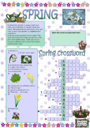 Spring crossword