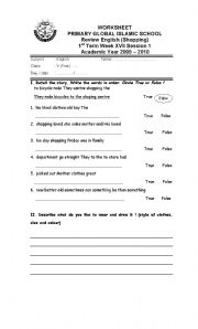 English worksheet: esl worksheet