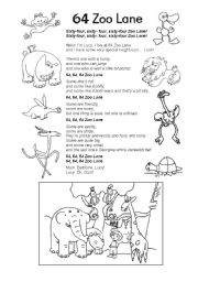 English Worksheet: 64 Zoo Lane 2