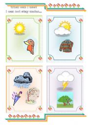 English Worksheet: Whats the weather like?