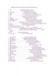 English Worksheet: Present perfect tense