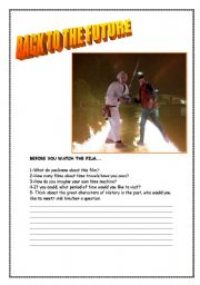 English Worksheet: BACK TO THE FUTURE 