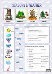 Seasons and weather