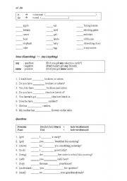 English worksheet: basic English practice