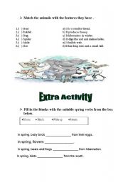 English worksheet: Spring vocabulary