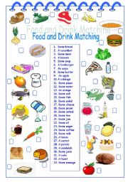 Food and Drink Matching