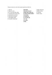 English Worksheet: phrases to express likes and dislikes