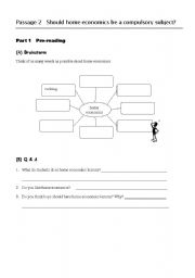 English worksheet: reading and writing worksheet 2