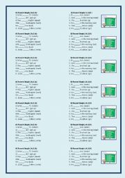 English Worksheet: Present Simple