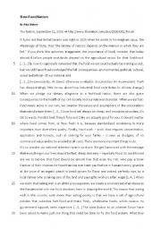 English Worksheet: Sentence Matching Exercise 