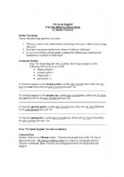 English worksheet: 