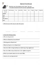 English Worksheet: Edward Scissorhands