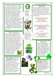 English Worksheet: St Patricks Day Reading