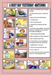 English Worksheet: READING COMPREHENSION - PAST SIMPLE - 