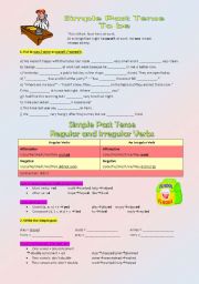 English Worksheet: Simple Past Tense