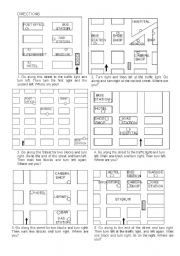 English Worksheet: Directions