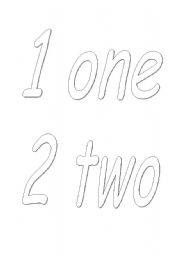 English Worksheet: Numbers