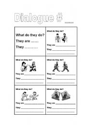 English worksheet: jobs 2nd part