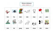 English worksheet: picture dictionary 