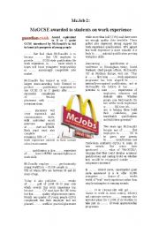 McJobs: McDonalds offers qualifications and work experience