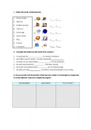 English worksheet: Vocabulary about newspapers