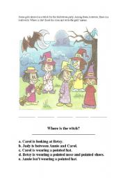 English Worksheet: The witches