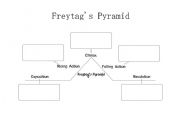 English worksheet: Freytags Pyramid Handout