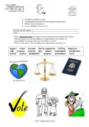 English worksheet: voc 