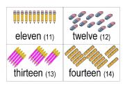 Numbers from 11 to 20