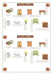 English Worksheet: BEDROOM