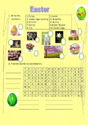 English Worksheet: Easter