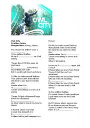 Owl City Fireflies listening