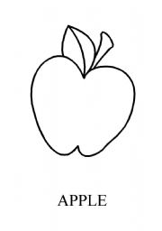 English worksheet: Fruit Flashcards