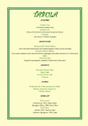 English Worksheet: EATING OUT (food and restaurants)2