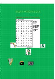 English worksheet: SAINT PATRICK DAY