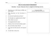 English Worksheet: The Nutcracker Activity Worksheet