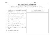 English worksheet: The Nutcracker Activity Worksheet