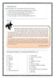 English Worksheet: Friday Im in Love_Revisited!