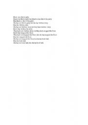 English Worksheet: present perfect tense