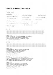 English worksheet: Gnarls Barkley - Smiley Faces ( song )