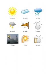 English Worksheet: weather