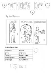 English Worksheet: FATHER´S DAY