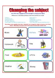 English Worksheet: Conversation Cards