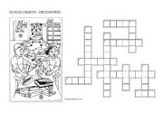 English Worksheet: School Objects