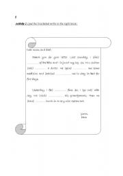 English Worksheet: whats the matter?