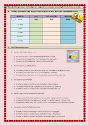 English Worksheet: Present Perfect Simple and Continuous