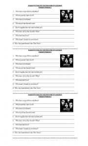 English Worksheet: Harry Potter - present perfect