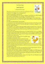 English Worksheet: Easter Short Funny story