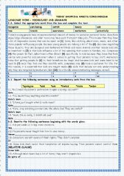 English Worksheet: SHOPPING-VOCABULARY+GRAMMAR-TEENS SHOPPING HABITS/CONSUMERISM-LANGUAGE WORK-(WITH KEY)