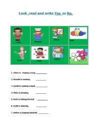 English worksheet: Present Continuos Tense